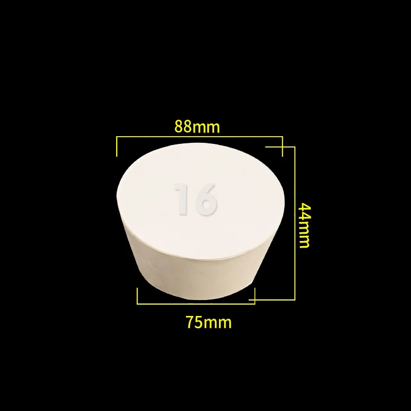 Tappi In Gomma Per Laboratorio, Set Da 10 Pezzi - Perfetti Per Palloni, Beute E Provette, Ideali Anche Come Tappi Per Serbatoi, Multiuso E Resistenti (Misure 000, 17x12,5x8 Mm)