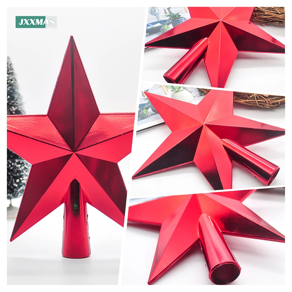 Christmas Tree Top Star 20cm 3D for Christmas Tree Ornaments christmas tree decoration,christmas star decoration