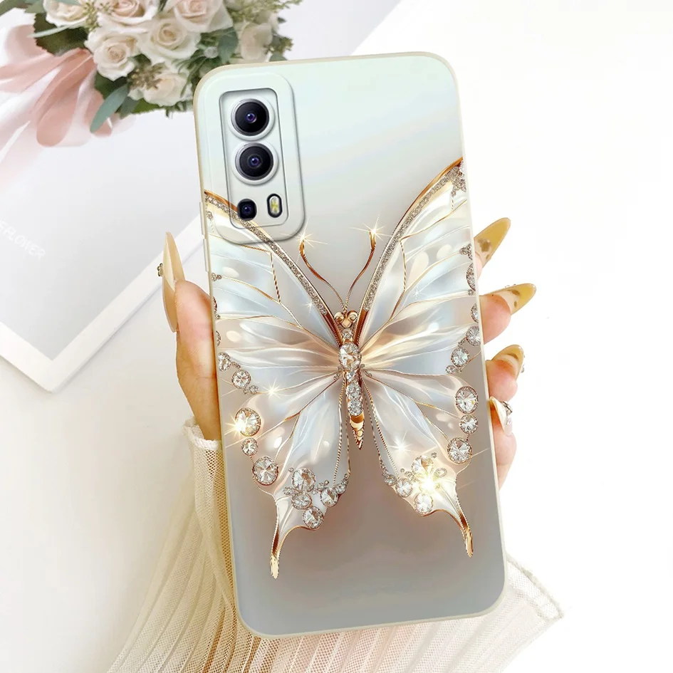 Floral TPU Soft Silicone Shockproof Bumper Case - New Fashion Design