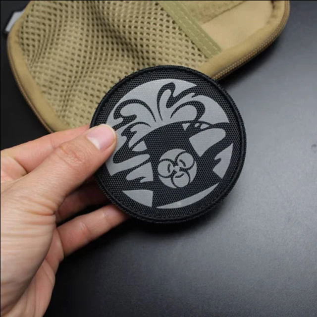 SCP Items Reflective Art Icon Round Personalized Patterns Hook&loop Patch SCP  Foundation Emblem Black Reflector Backpack Badge - AliExpress