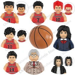New Anime Slamdunk Basketball Sports Star Model Bricks Series Characters Mini Action Figure Building Blocks Kids Toys For Gifts