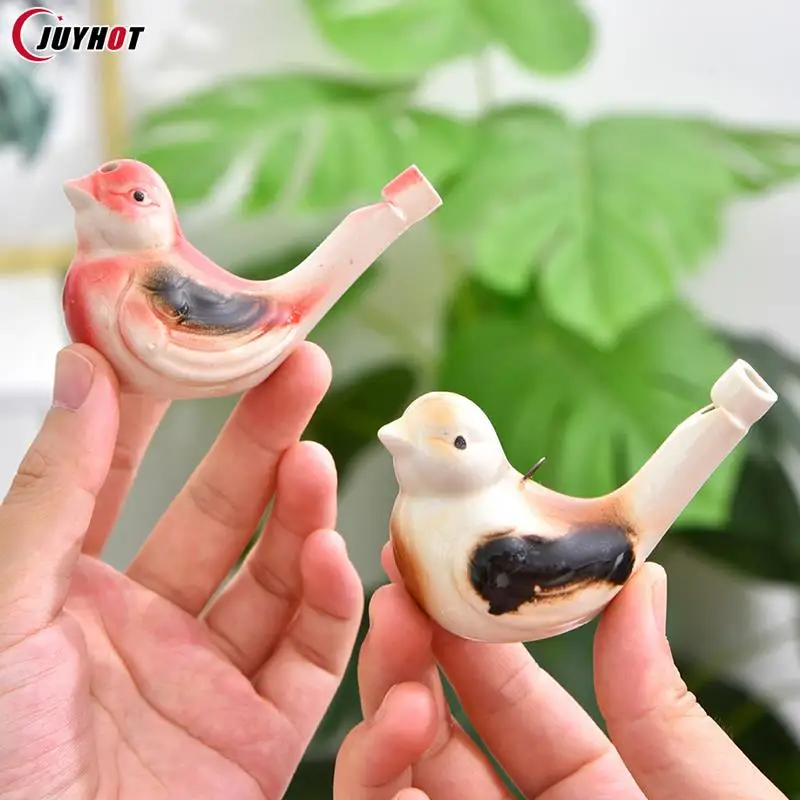 Coloured Drawing Water Bird Whistle Funny Musical Instrument Kids Bathtime Toys Girls Boys Early Learning Educational Toy 2