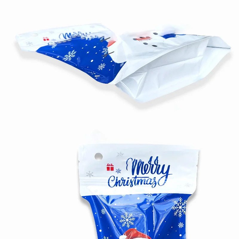 5pcs Christmas Socks Gift Bag Christmas Tree Hanging Socks Festival Apple Gift Candy Bags Snowman Xmas Party Fireplace Decor gift bags christmas gift bags christmas stockings