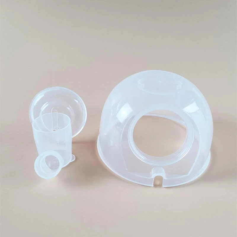 W3JF Breast Attachment Efficient Milk Collector Cup Silicone for Nursing Parents