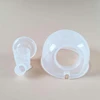 W3JF Breast Attachment Efficient Milk Collector Cup Silicone for Nursing Parents 1