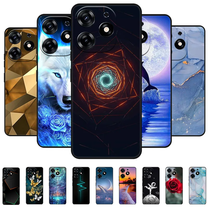 Per Tecno Spark 10 Pro Custodia In Silicone Morbido Tpu Cover Posteriore Per Tecno Spark 10C 10 C Spark 10 Spark Verniciato 10Pro 4G Coque Cartoon