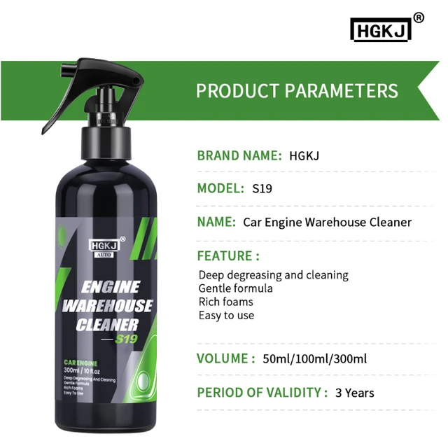 Engine Bay Cleaner Engine Shine Protector Detailer Decontamination Deep Degreasing Compartment Heavy Oil Dust Car Cleaning Tool 6