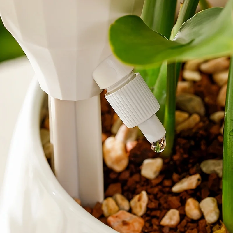 5pcs Smart Watering System Adjustable Automatic Drip Irrigation Device with Water Sprayer Dispenser for Home Planting Gardening