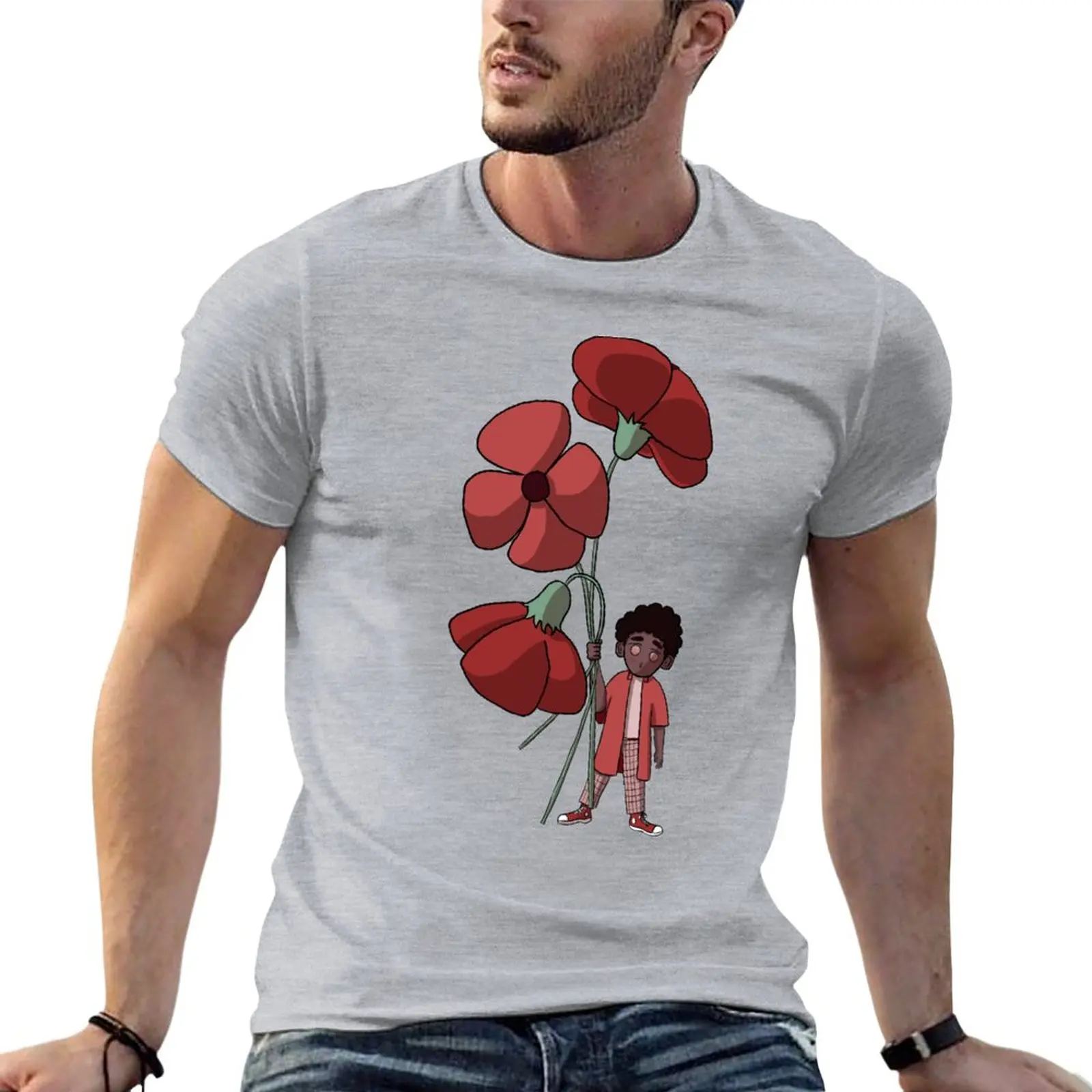

Flower Child T-Shirt blacks boys animal print shirt quick drying Men's t-shirts