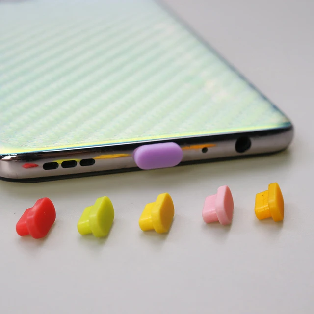 Qianyu Lot 30 Bouchons Anti-poussière USB C Colorés - Protection Ports Charge Type C - Compatible Smartphones Ordinateurs
