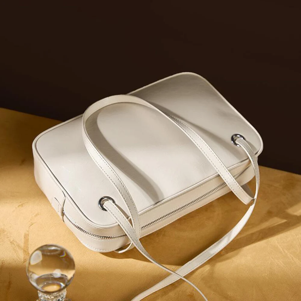 

Fashion Leather Tote Bag The New High Quality Leather Women's Designer Handbag Lady Shoulder Post Messenger Bag