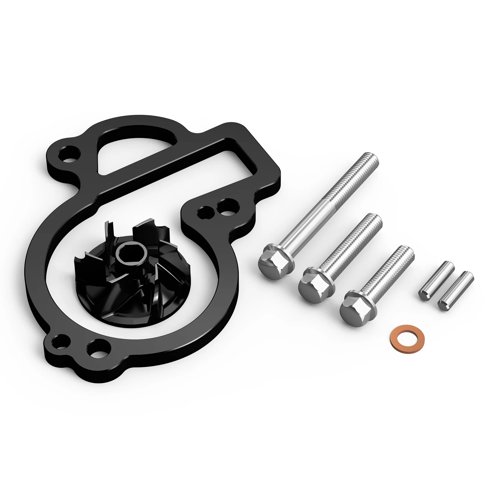 NICECNC für KTM EXCF 450 EXC-F XCFW 450 500 2017–2024 SXF 450 Übergroßes Wasserpumpenlaufrad-Kühler-Set 450 SMR Rallye Factory – Detail 5