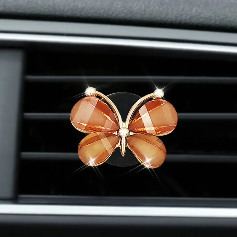 Colorful Butterfly Car Air Vent Clip Decoration Ornament