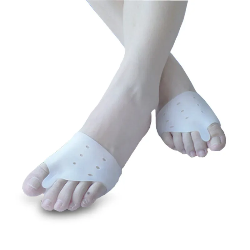 Silicone Hallux Valgus Orthotics Bunion Pad For Separate All Toe Big Bone Orthopedic Foot Hammer Corrector Separator Inserts Pad