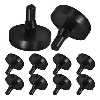 10 pezzi pedale freno nero particelle di gomma tappo interruttore pad frizione fornitura auto durevole facile installazione guida sicura