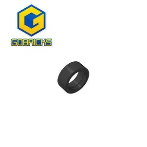 Gobricks GDS-1482 REIFEN LOW NARROW 14,58 x 6,24 – 15 x 6 mm Flache, flache Reifen, kompatibel mit Lego 4733 Kinderspielzeug, baut Block zusammen