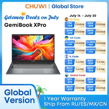 CHUWI GemiBook XPro Laptop Intel N100 Graphics 600 GPU 14.1-inch Screen 8GB RAM 256GB SSD With Cooling Fan Windows 11 Notebook 1