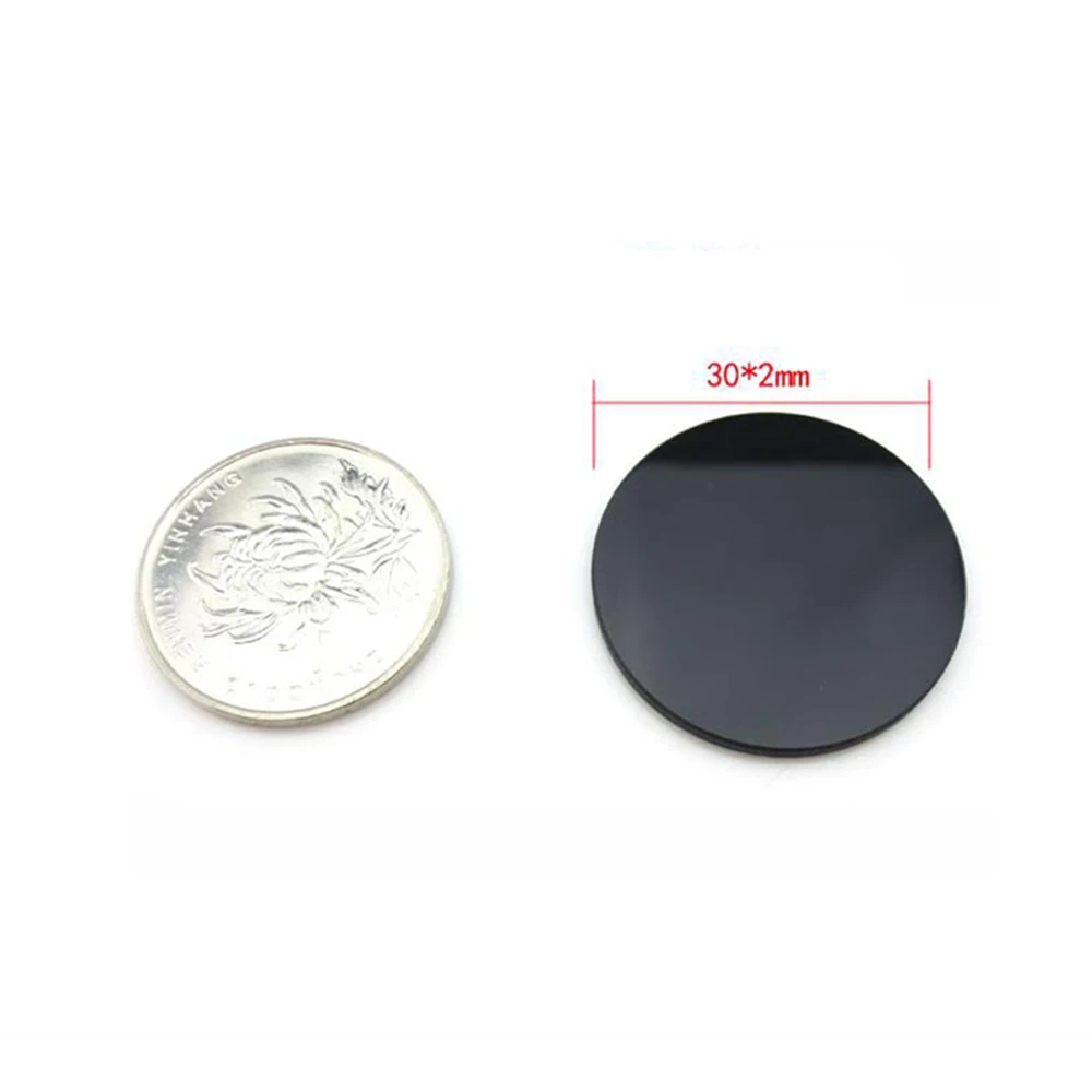 적외선 렌즈 적외선 변속기 가시 흡수 블랙 유리, 850nm 필터, HWB850 필터 직경 30*2mm