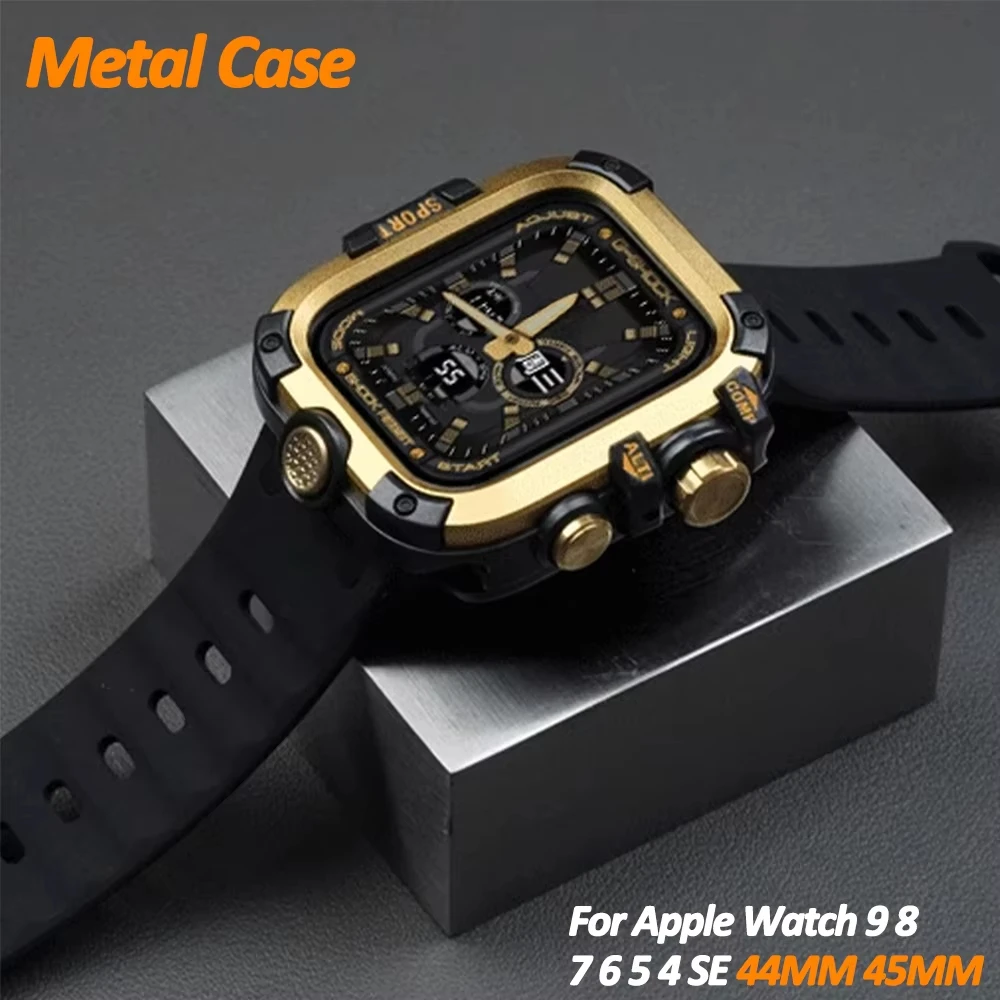 Premium Aluminum Alloy Full Cover Protective Case with Screen Film