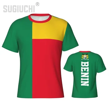 Tight Sports T-shirt Benin Flag Beninian 3D For Men Women Tees jersey Clothes Soccer Football Fans Gift Patriotic T shirt