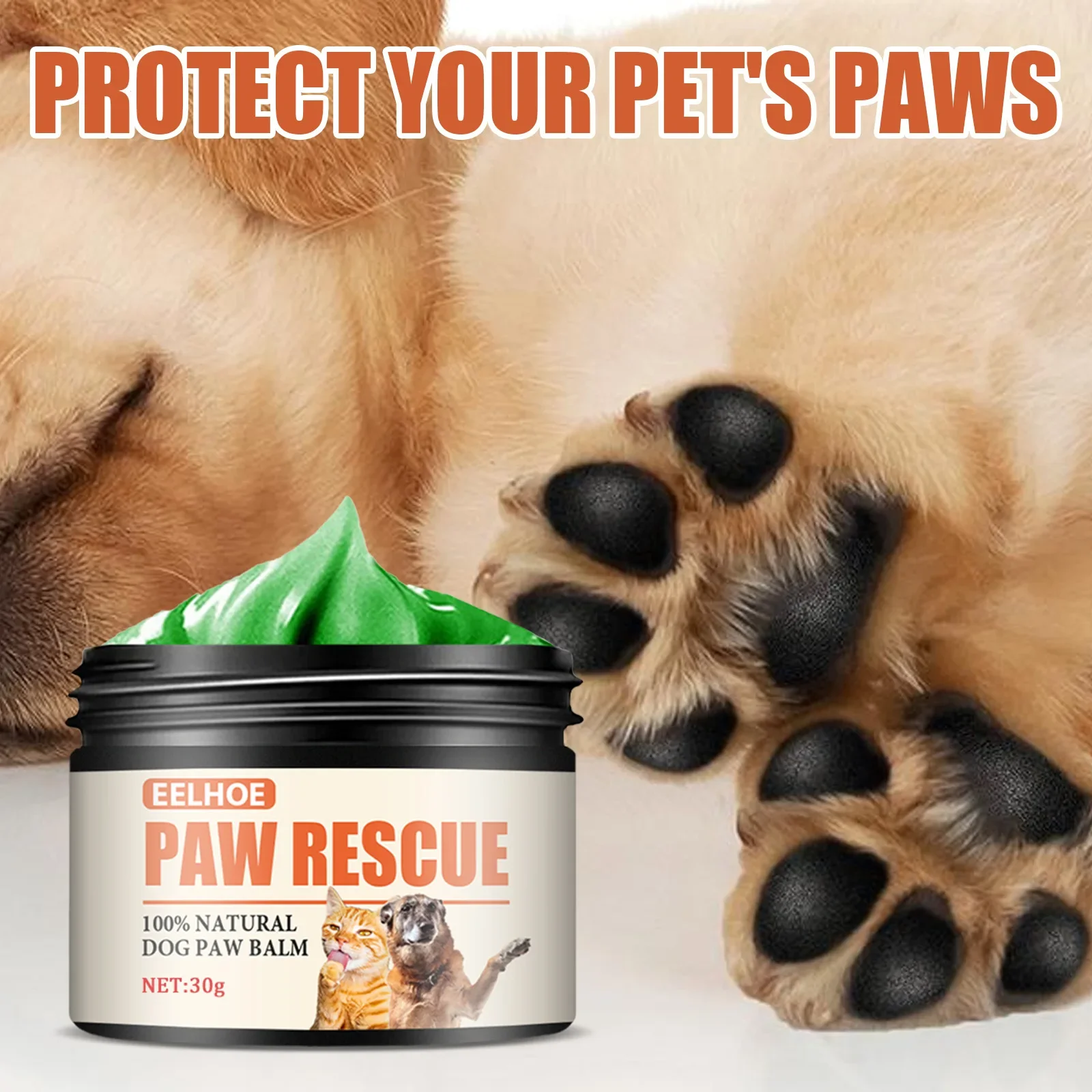 Pet Claw Care Cream Nail Meat Pad Cleaning Foot Pads Protective Oil Claw Care Cream Foot