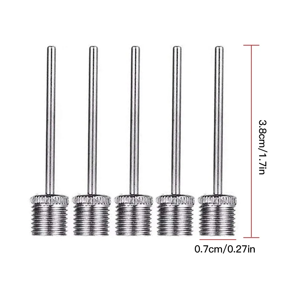5PCS Sport Ball Inflating Needle For Football Basketball Soccer Inflatable Air Valve Adaptor Stainless Steel Pump Pin
