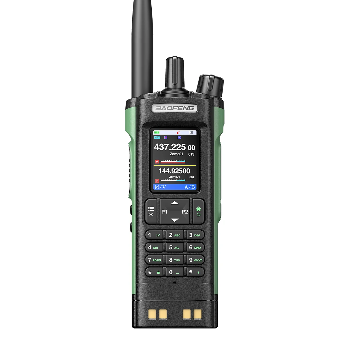Baofeng UV-32 Walkie Talkie UV32 Multi Band 10W GPS Two Way Radio Type-C Charging Bluetooth Copy Frequency 3