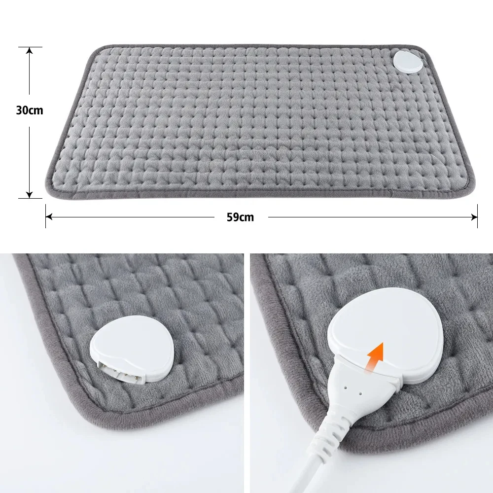 Electric Heating Blanket Home Electric Blanket Office Heating Physiotherapy Single Belly Foot Warmer Ease Pain Period Cramp Back Timing Massager Shoulder
