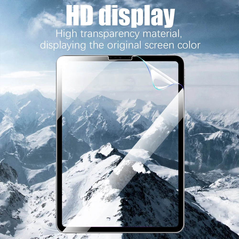 Hydrogel Film For Ipad Air 5 4 9th 10 9 10th Generation 10.9 Screen Protector For Ipad 13 11 12.9 6th 8th 10.2 M4 M2 Accessories 6