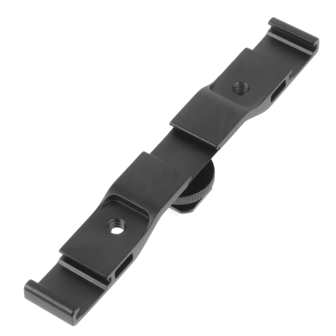 Double Cold Hot Shoe Adapter Mount Extension Holder Video Bracket for Canon for