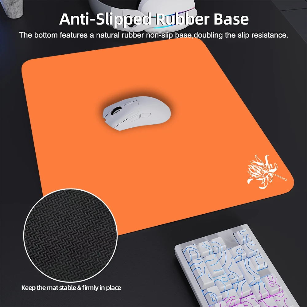Premium Gaming Mouse Pad with Stitched Edge – Non-Slip Surface, 45x40cm