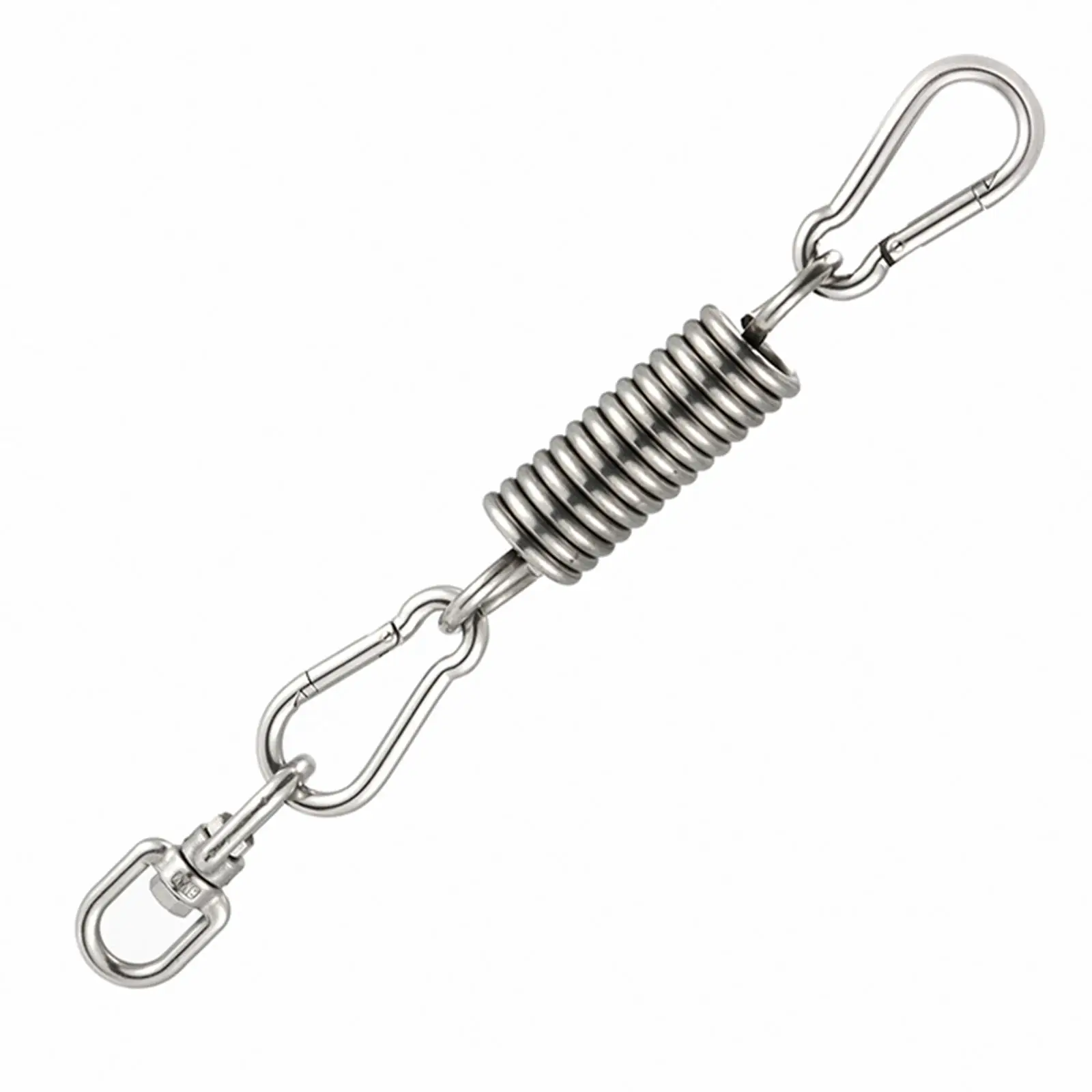 Hammock Chair Spring Hook Set Outdoor Hardware Kit Hanging Chair Stainless Steel Swivel Hook for Chairs Patio Ceiling Yoga Porch