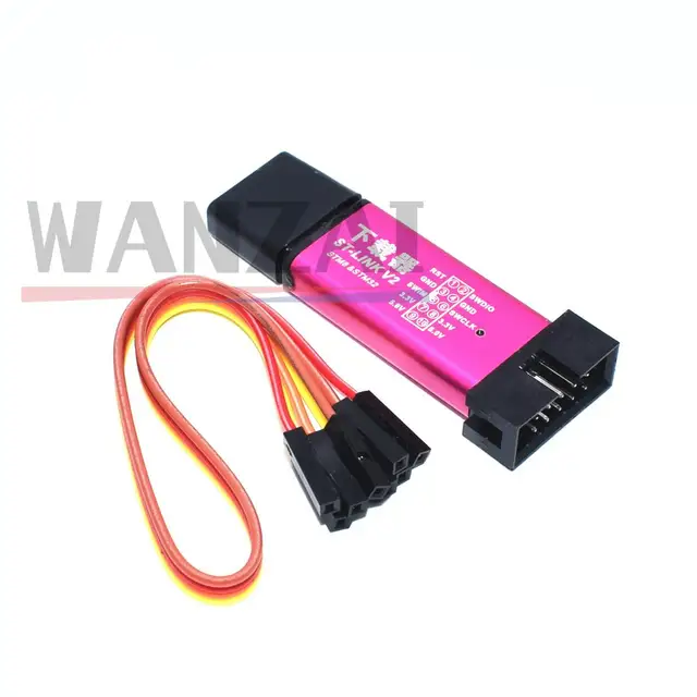 ST-Link V2 Programmatore Per STM8/STM32 - 3 Pezzi Con Cavi E Alloggiamento Alluminio - Foto 5