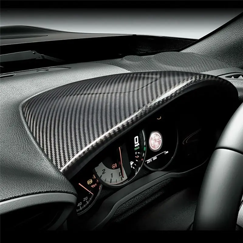 스바루 BRZ 토요타 GT86 2012-2020용 리얼 하드 카본 파이버 자동차 대시보드 상단 커버 액세서리 인테리어 트림