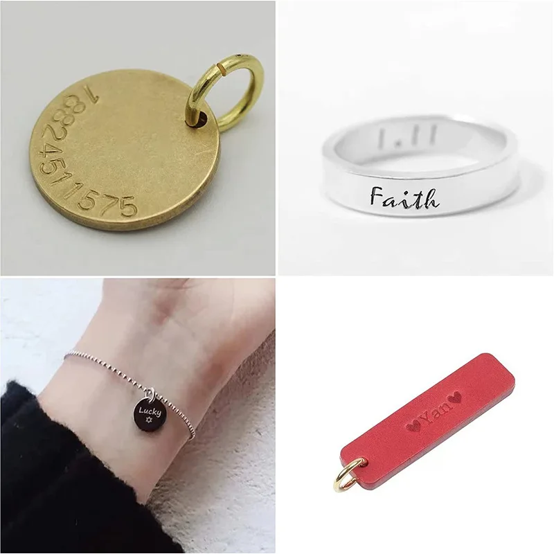 12pcs/set Leather Punch Stamp Roman Numerals Flower Heart Constellation Kit DIY Steel Stamp for Jewelry Leather Carving