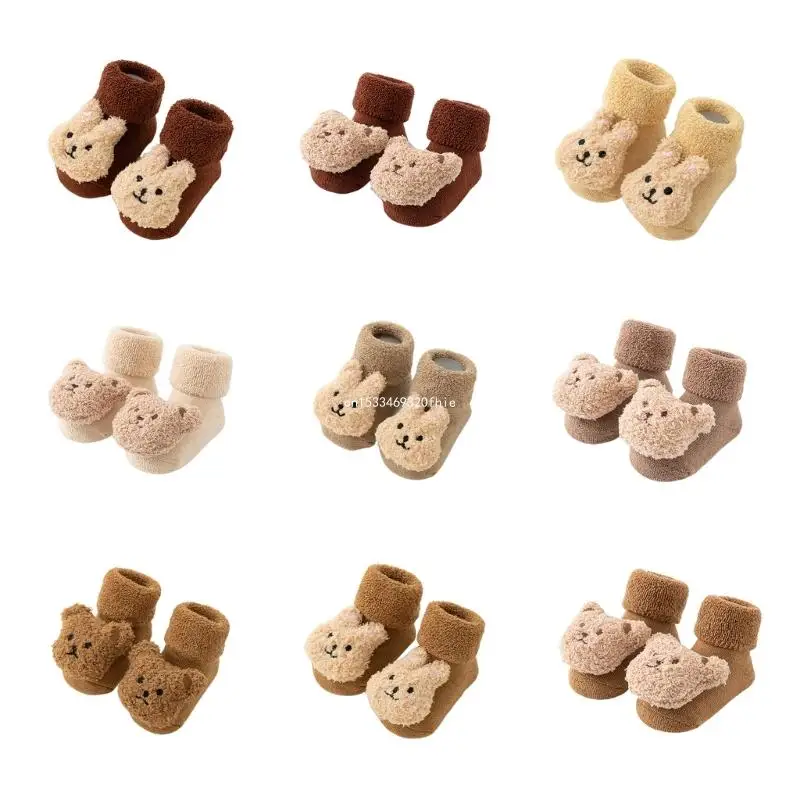 

Non Skid Socks Soft & Comfortable Toddler Grip Socks Warm Socks for Boys & Girls