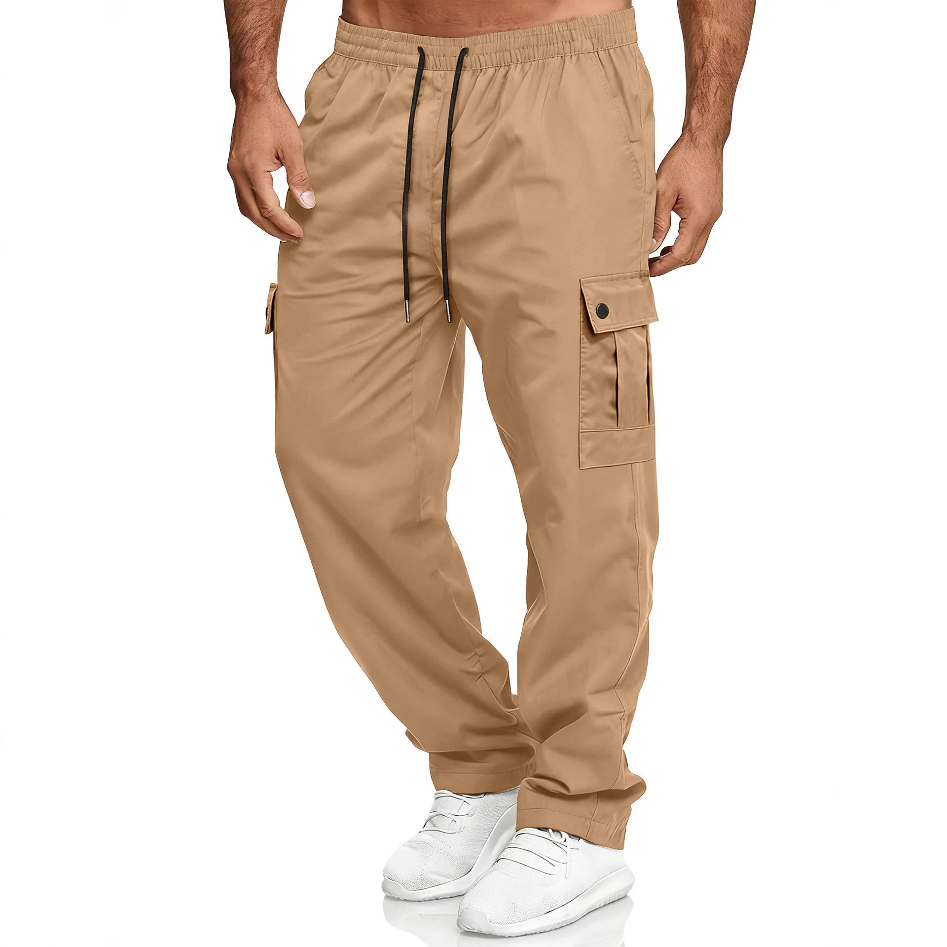 2026Cross-border American retro loose casual outdoor commuting men's tactical Ami Kaji woven tooling sports trousers