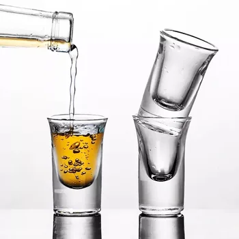 Bicchieri per proiettili in plastica per liquori, 1 4 bicchieri da shot per feste, matrimoni, bar, cocktail, vodka, bicchieri durevoli, set sfuso, ecologico 1