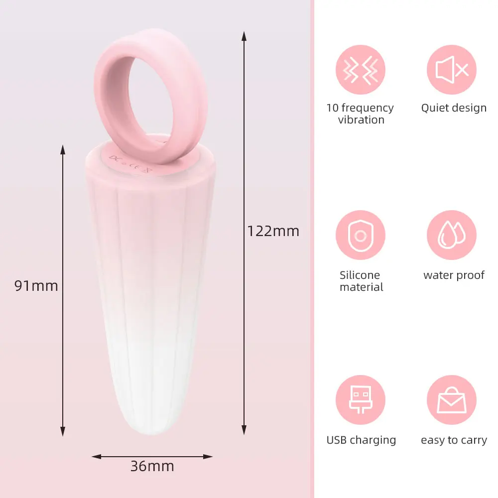 Vibrateur de point G de glace en forme de crème, Masturbation féminine, bâton souple, Plug Anal, clitoris_voghion.com