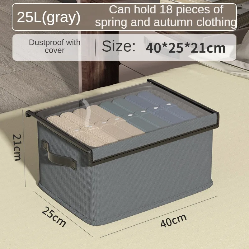Grey lid 40x25x20