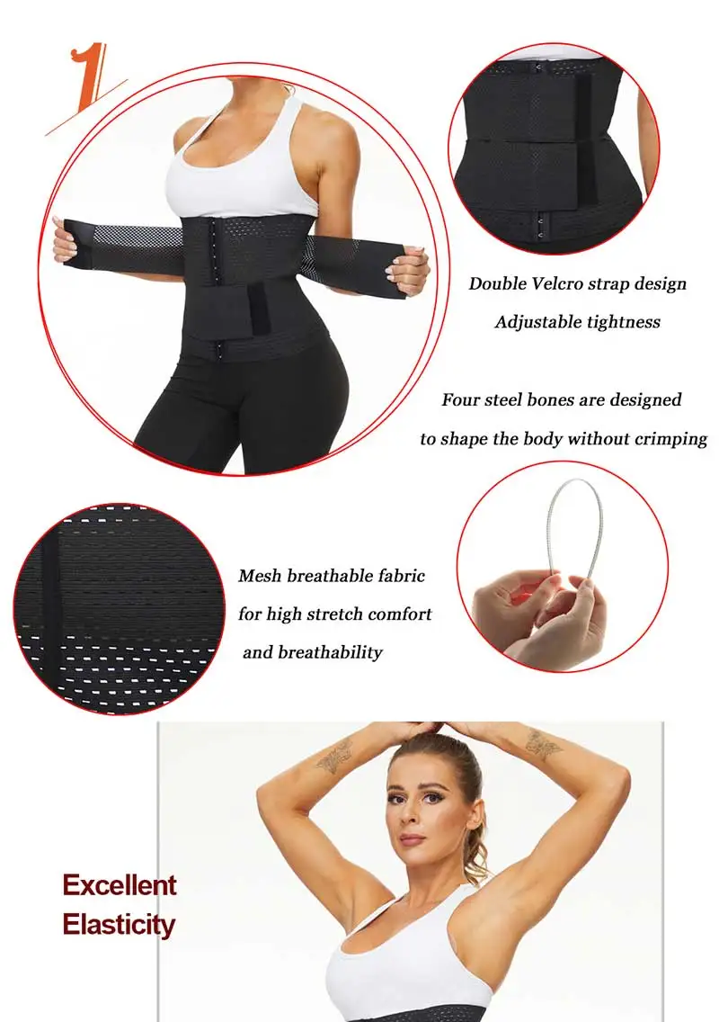 body shaper LAZAWG Slimming Waist Trainer Modeling Belt Shaper Waist Cincher Body Shaper Fat Compression Strap Girdle Firm Corset Magic tummy tucker