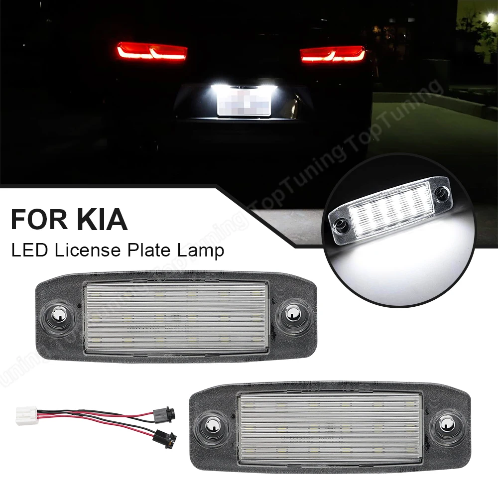 

LED Number Plate Light For Kia Sorento R Sorento XM 2010-2015 Kia Sportage 2011-2016 For Hyundai Tucson 2005-2009 License Lamp