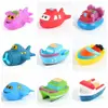 Children Boat Plane Baby Bath Toy Water Spray Float Squeeze Swimming Water Toys Transportation Cartoon Bathing Toy Water Play 2
