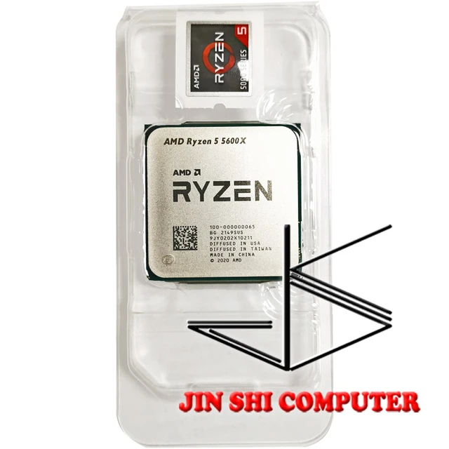 NEW AMD Ryzen 5 5600X R5 5600X 3.7 GHz 6-Core 12-Thread 65W CPU