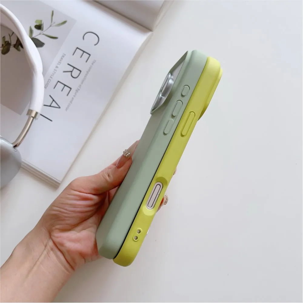 Premium Liquid Silicone Shockproof Phone Case with Matte Skin Feel - Soft Back Cover