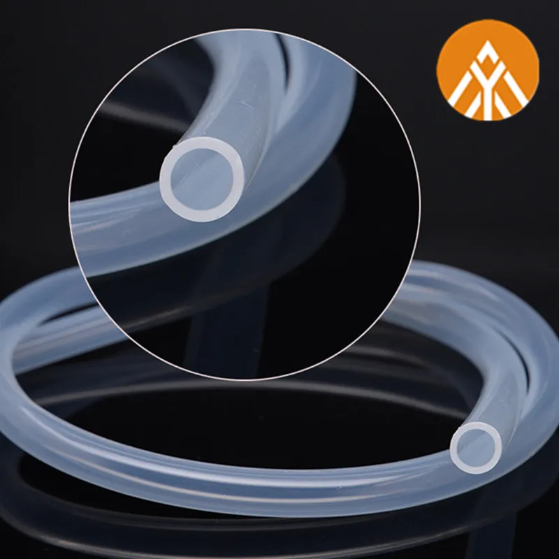 

Hose Pipe 3x5 3x6 4x6 4x7 4x8 5x7 5*8 6x8 6x9 6x10 8x10 8x12mm 10Meters/lot 2x4mm Food Grade Tasteless Clear Silicone Tube