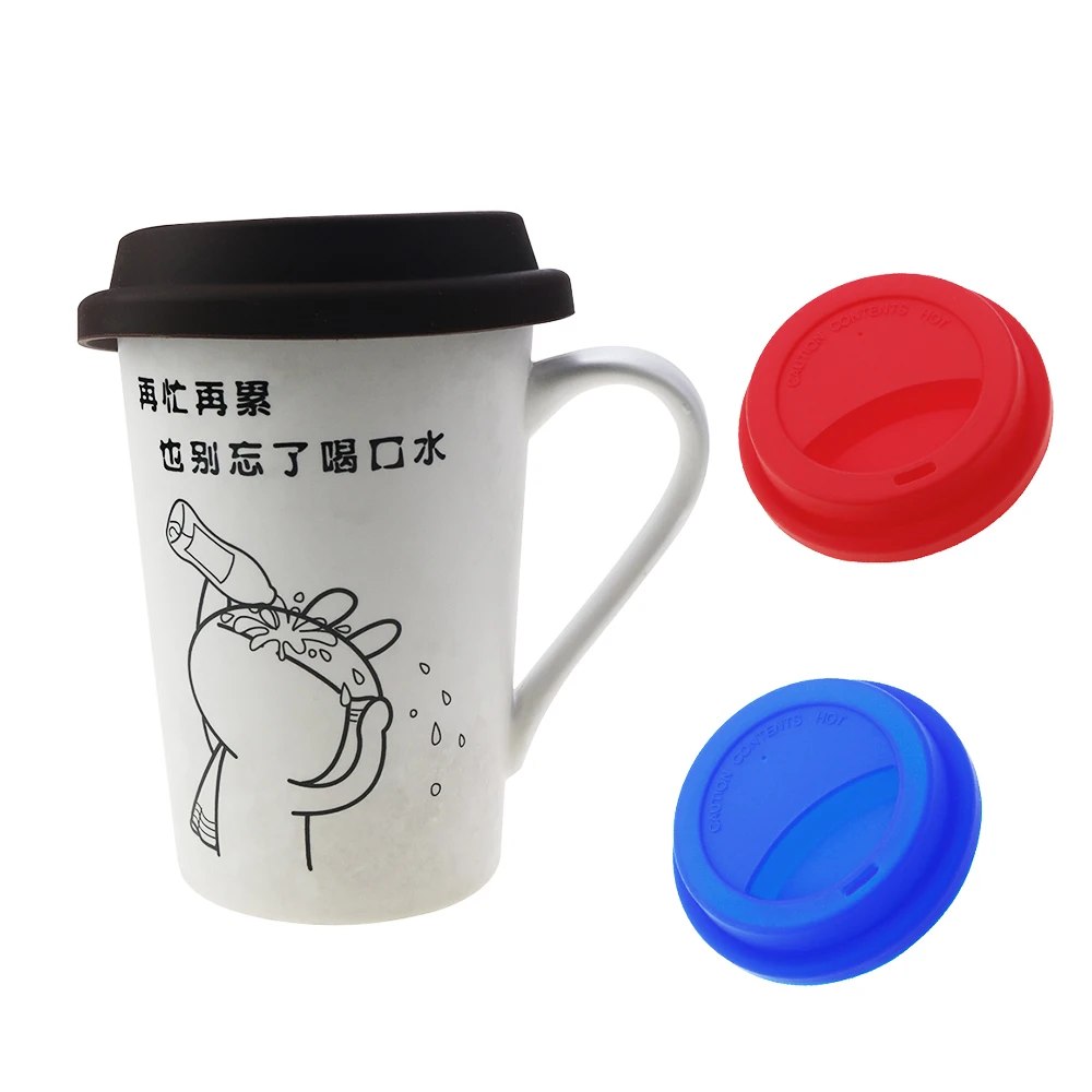 Acquista 1 coperchio in silicone antipolvere con coperchio per tazza diamantato in vetro, coperchio per tazza da caffè in Italia a partire da 2.53
