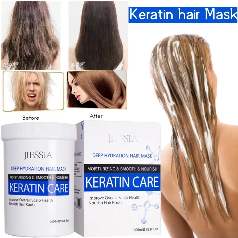 

Hair Mask Shampoo Conditioner Keratin Protein Moisturizing Repair Perming Care Dry Frizz Nutrition Ointment Hair Straightening