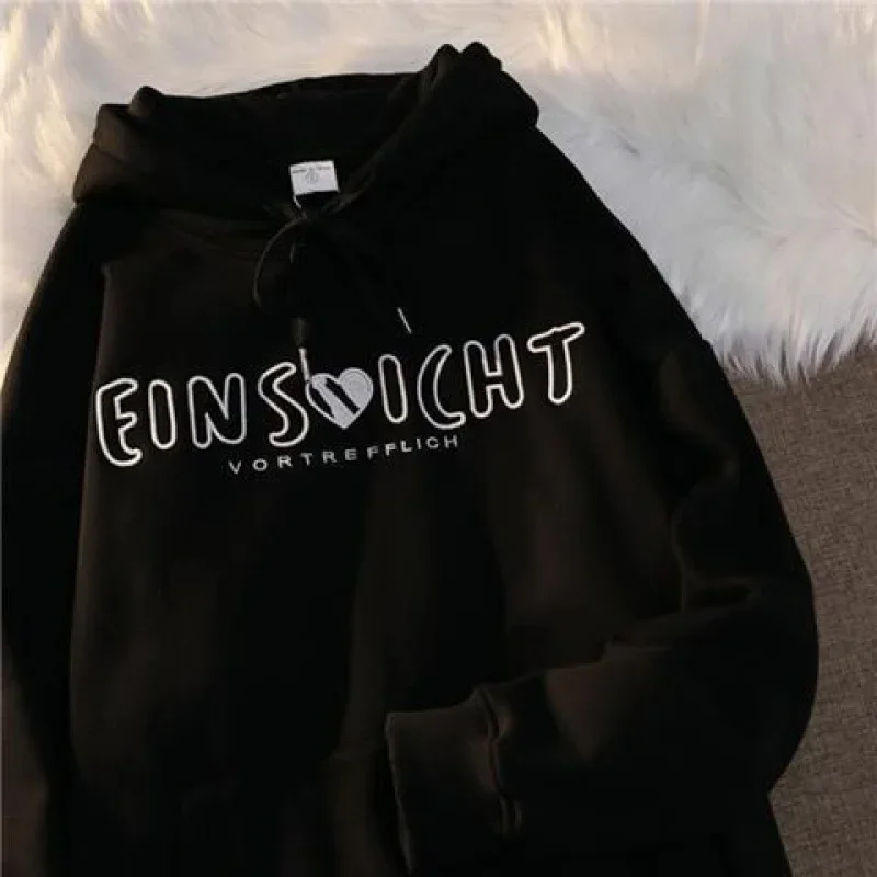 

Женский бархатный свитер с капюшоном, желтая Толстовка большого размера с капюшоном и надписью, модель Y2k в Корейском стиле в стиле Харадзюку на зиму, 2022