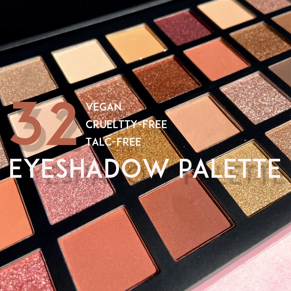 Eyeshadow Palettes, Talc Free, Vegan Eyeshadow